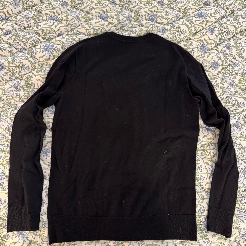 Men's Black Crewneck Sweater